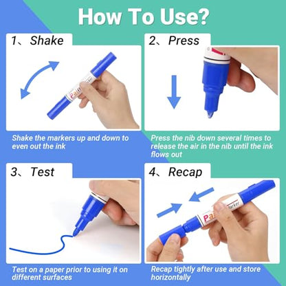 Oil Based Paint Markers (8 Count)