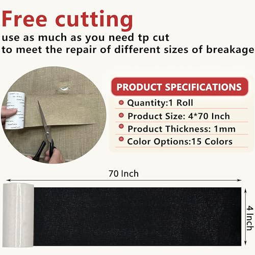 Linen Repair Tape 4x70 Inch Self
