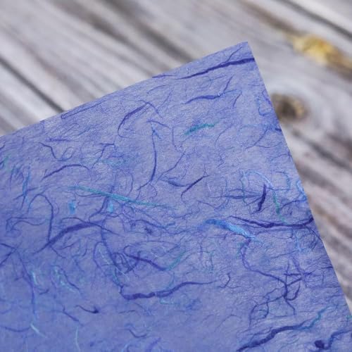 A5 Mixed Colors 50 Design 50 Sheets Natural Fiber Mulberry Tree (50 Count)