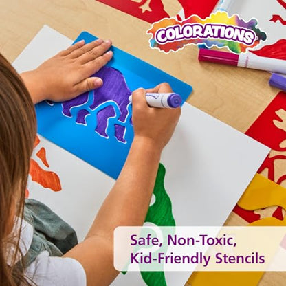 Washable Plastic Dinosaur Stencils