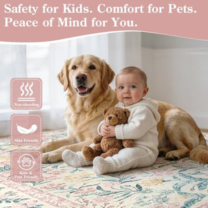 Washable Area Rug 6x9 (54 Sq Ft)