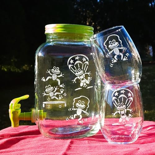 Over'N'Over Reusable Glass Etching Stencils