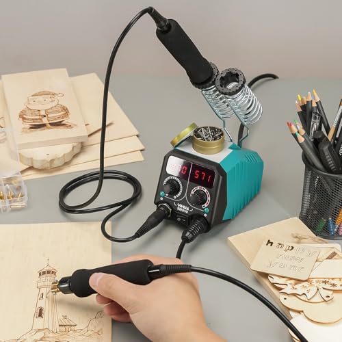939D VII Pyrography Tool Wood Burning Pen Kit Station 2