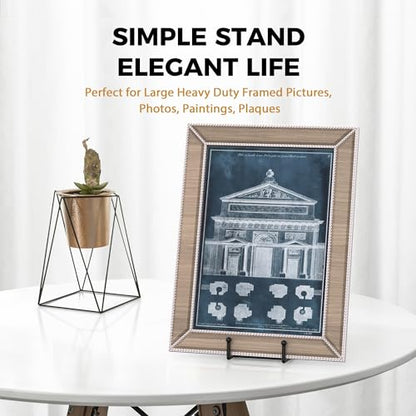 12 Inch Plate Stands for Large Heavy Duty Display (2 Count)
