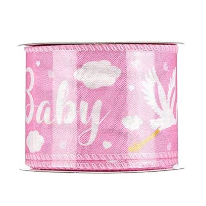 Pink Baby Ribbon for Baby Shower (30 Foot)