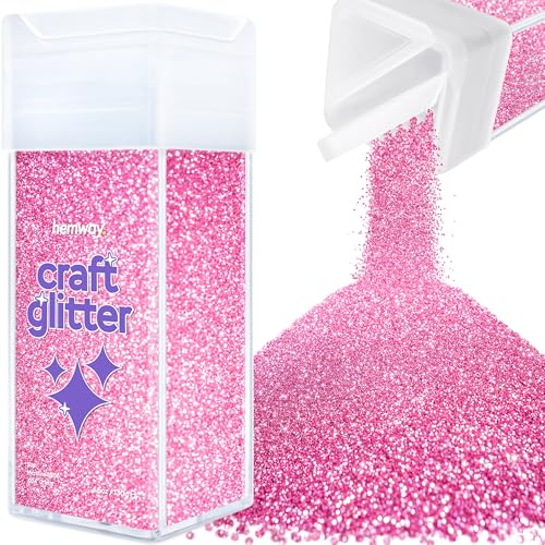 Craft Glitter Shaker Rose Pink 110g Microfine (3.8 Ounce)