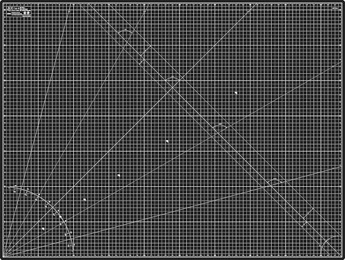 Cutting Mat A0 Black & Taupe