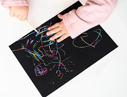 50 Piece Rainbow Scratch Paper (54 Count)