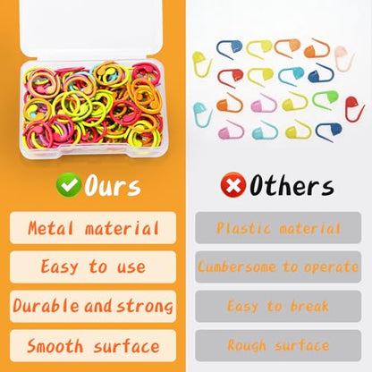 100Pcs Metal Stitch Markers