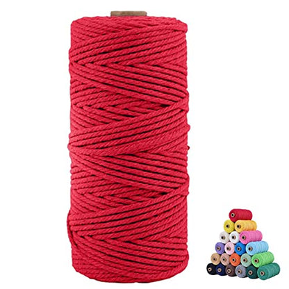 Macrame Cotton Cord 3mm x 109Yards (327 Foot)