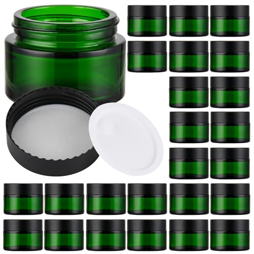 Glass Jars with Lids (24 Count)