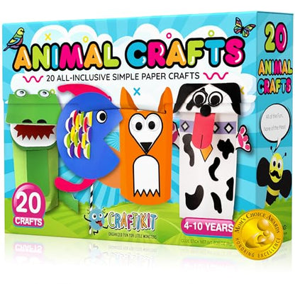 20 Award Winning Animal Toddler Arts and Crafts for Kids Ages 3