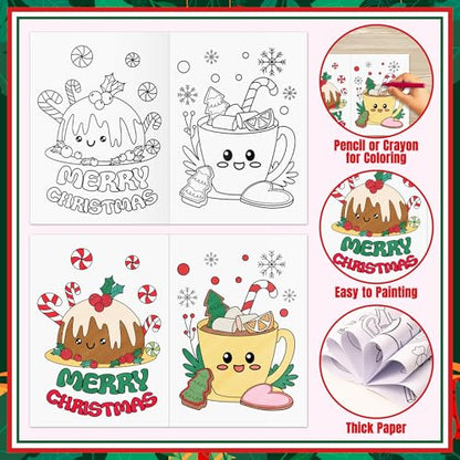 Christmas Food Coloring Books (24 Count)