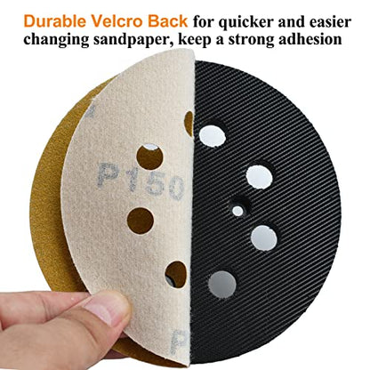 5-Inch 8-Hole Hook and Loop Sanding Discs 150-Grit, 100-Pack (100 Count)