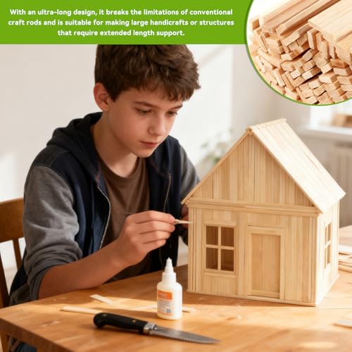 Extra Long Bamboo Craft Sticks (300 Count)