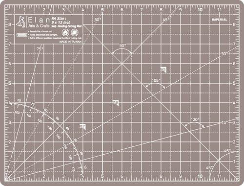 Cutting Mat A4 Black & Taupe