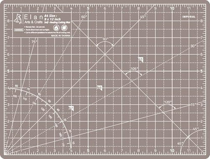 Cutting Mat A4 Black & Taupe