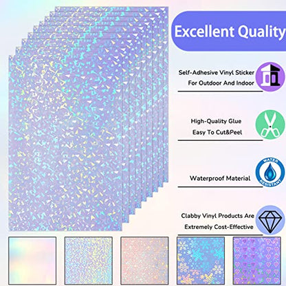 36 Holographic Laminate Sheets