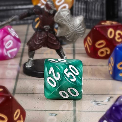 100pcs D% Dice Set for Dungeon and Dragons (100 Count)