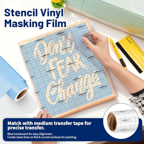 Blue Stencil Vinyl