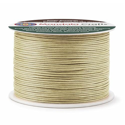 0.5mm Beige Waxed Cord (327 Foot)