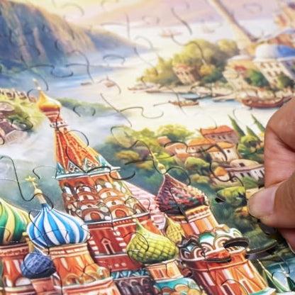 World's Wonders 500 Pieces Large Format Jigsaw Puzzle