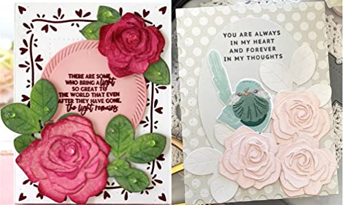 Cutting Dies Metal Stencils Scrapbooking Tools Flowers Lace Frame DIY Embossing Template for Paper Card Making Album Arts Crafts Supplies