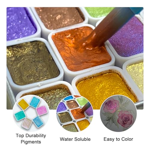 Glitter Watercolor Painting Kit