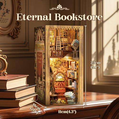Book Nook Kit DIY Miniature House Dollhouse for Adults