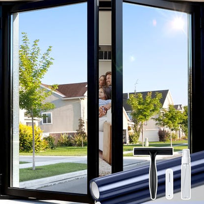 Window Tint One Way Privacy Film (1378.25 sq inch)