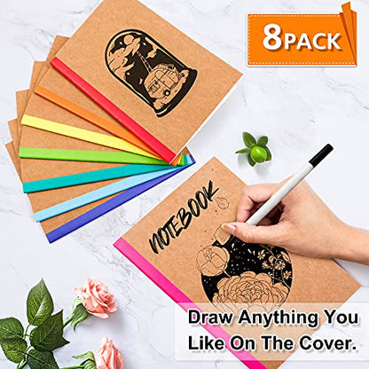 8 Pack Composition Notebooks Bulk (8 Count)