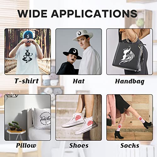 HTV Vinyl Rolls Black White and Red Heat Transfer Vinyl