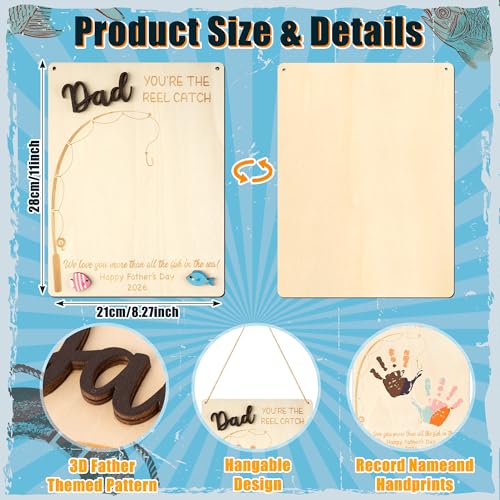 3D Father's Day Baby's Handprint Art Craft