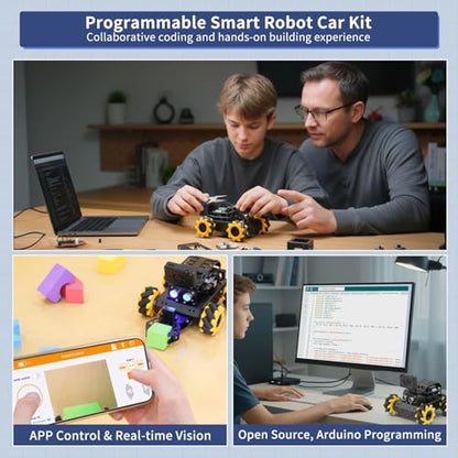 Robotic Kit for Arduino Robot Car AI Camera Vision Recognition Tracking Obstacle Avoidance Pick