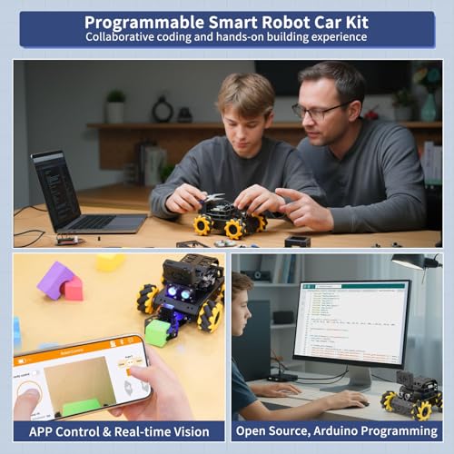Robotic Kit for Arduino Robot Car AI Camera Vision Recognition Target Tracking Obstacle Avoidance