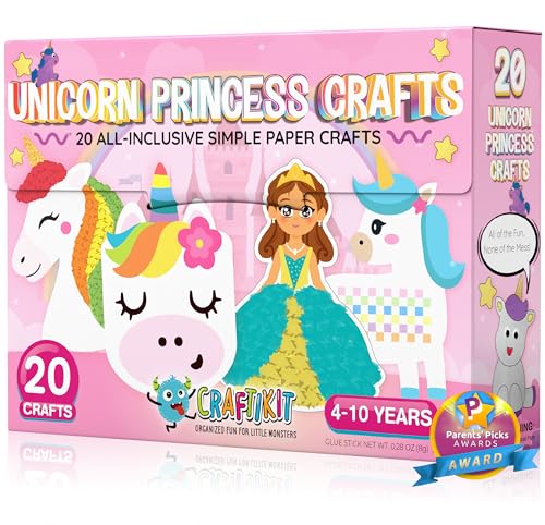 20 Award Winning Princess & Unicorn Crafts for Kids Ages 3