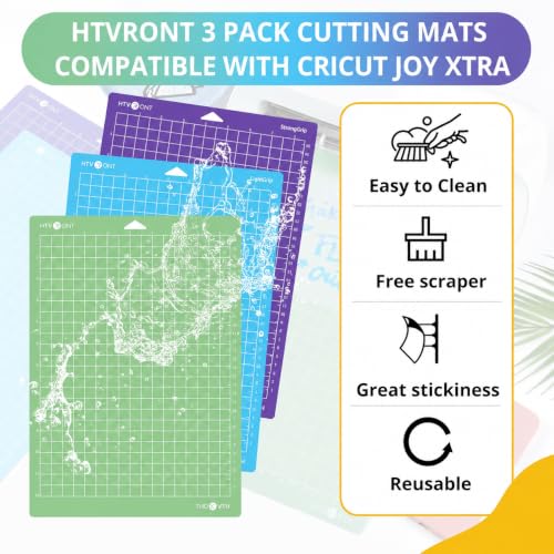 Cutting Mats Compatible with Cricut Joy Xtra (3 Count)