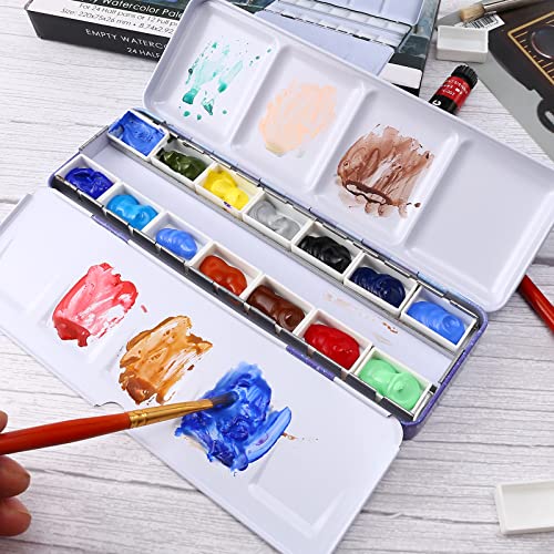 Empty Watercolor Palette