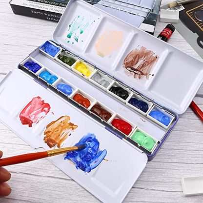 Empty Watercolor Palette