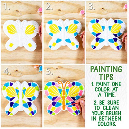 Mosaic Butterfly Stepping Stone Kit
