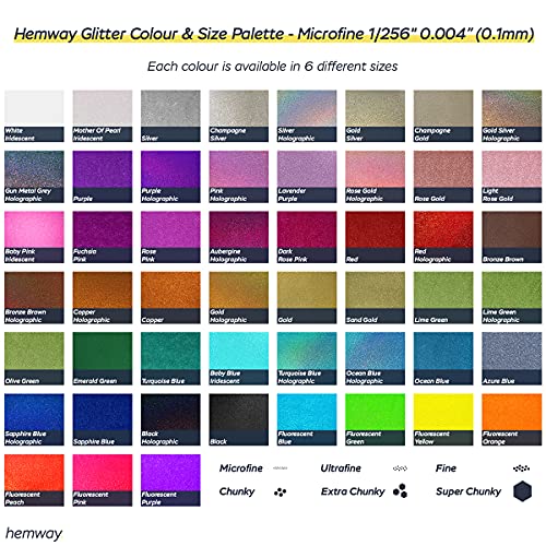 Craft Glitter Emerald Green 100g Microfine Glitter (100 Gram)