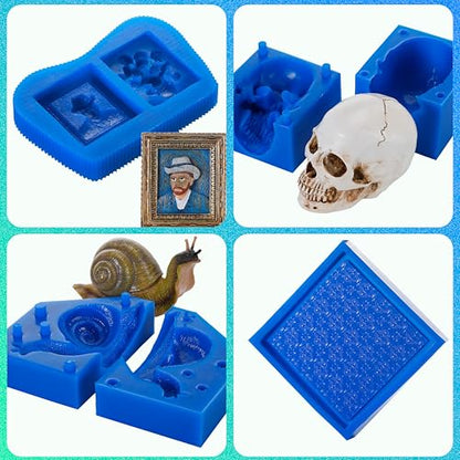 Silicone Mold Making Kit 30A Platinum Liquid 2 Gallons Translucent