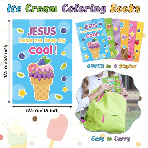 Ice Cream Coloring Books (24 Count)