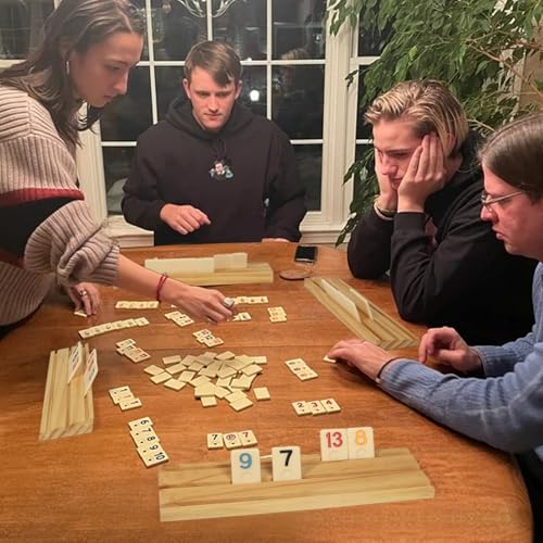 6 8 Player Rummy Game Upgraded Set Original Board Game for Adult and Family (224 Count)