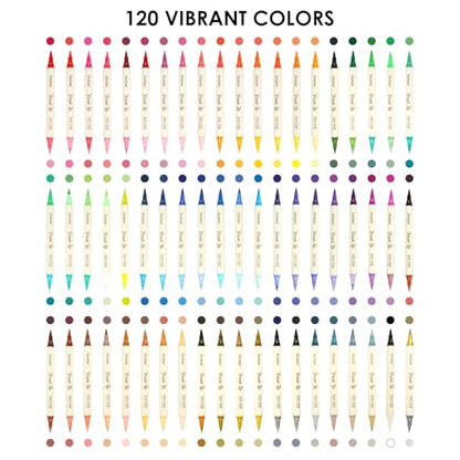 120 Color Acrylic Paint Markers