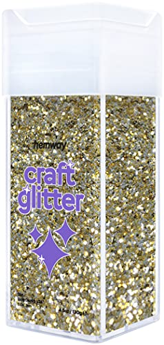 Craft Glitter Shaker Gold Silver 110g Extra Chunky (4.6 Ounce)