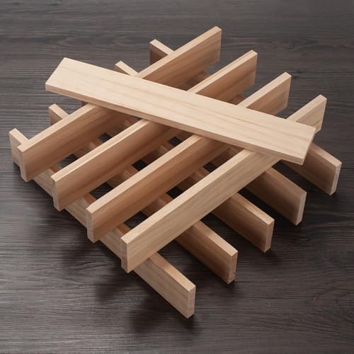 Wood Strips Slats Wooden Sticks for Crafts 3 (10 Count)