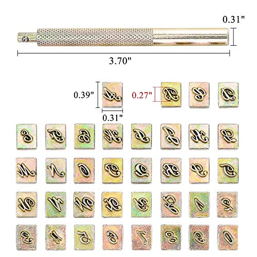 37 Pieces Leathercarft Stamping Tool Set