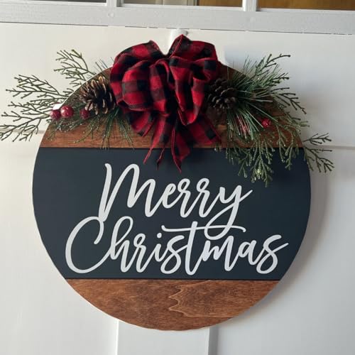 Christmas Stencils for Crafts Reusable 12" Christmas Stencils for Door Mats (18 Count)