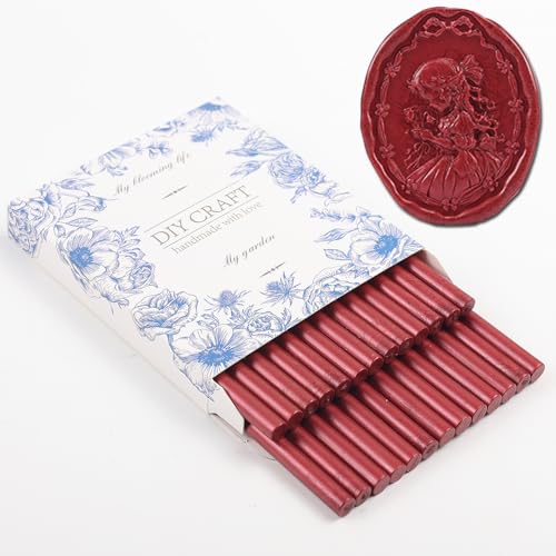 Wine Red Wax Seal Sticks